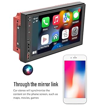 新品　Androidカーメディアプレイヤー Amazon.co.jp: 5 携帯用無線 Carplay 車のステレオ- Hodozzy